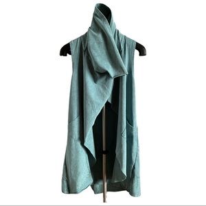 Testimony Los Angeles Sleeveless Vintage Wash Long Vest